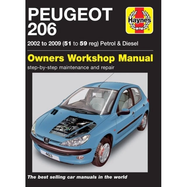 Haynes Reparationsbog: Peugeot 206 (02-06)