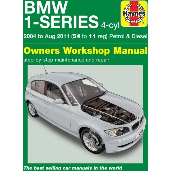 Haynes Repair Manual: BMW 1-Series 4-cyl Petrol & Diesel (04-Aug 11)