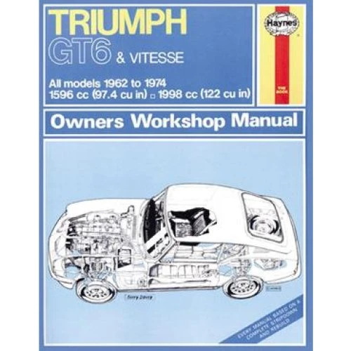 Haynes Triumph GT6 & Vitesse - Reparationsbog