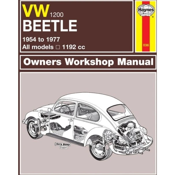 VW Beetle 1200 (54-77) Haynes Repair Manual