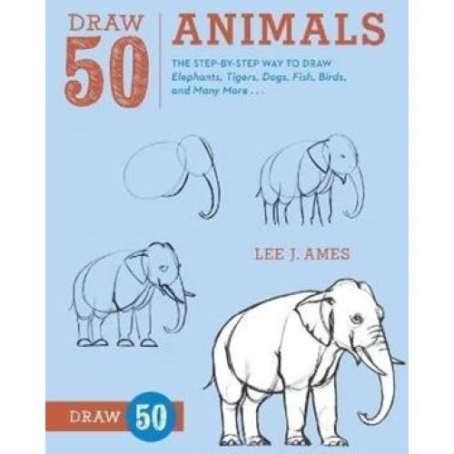 Lee J. Ames: Draw 50 Animals - Tegnebog til børn