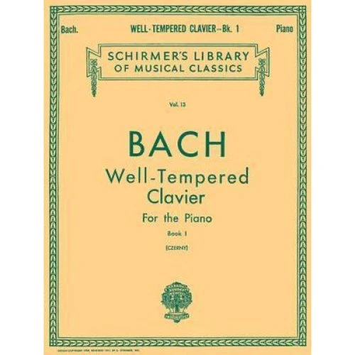 J.S. Bach: Well Tempered Clavier - Bog 1