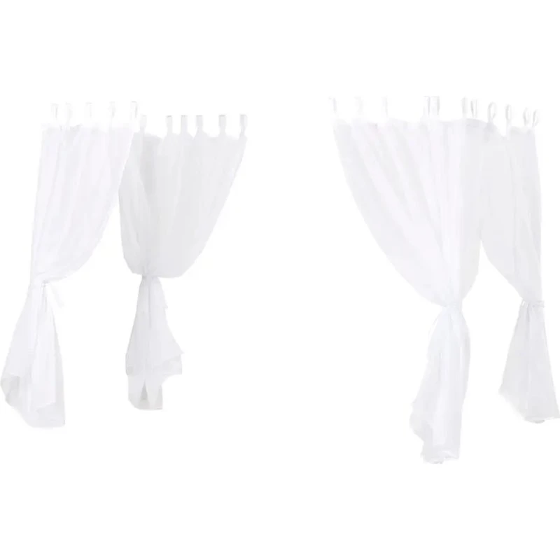 Sengehimmel 70x160 – Hvid transparent (ECO)