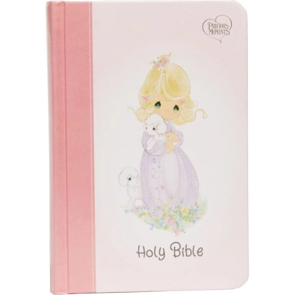 Precious Moments NKJV Small Hands Bible, Hardcover, Pink