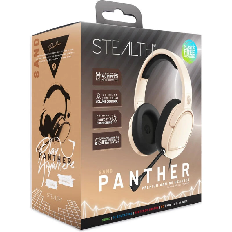 Stealth Panther gamingheadset Sky – PS4/PS5, Xbox, Switch, PC