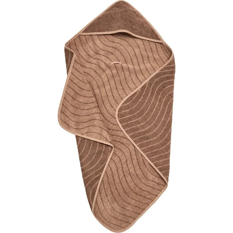 Leander Hoodie Woodland - Økologisk babyhåndklæde