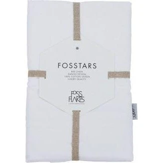 Fossflakes betræk til knæ-ankel pude - Snow, bomuldssatin