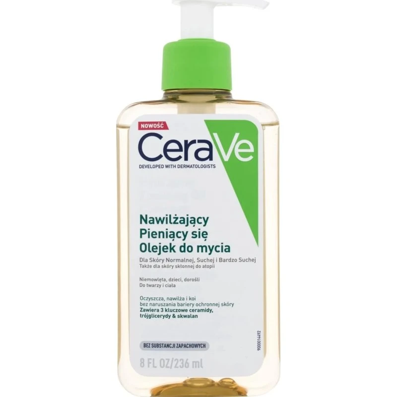 CeraVe Hydrating Foaming Oil Cleanser, 473 ml