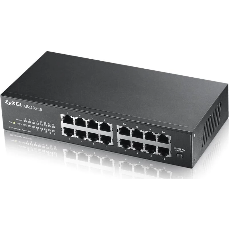 Zyxel GS1100-16 16-port Gigabit switch (ikke-administreret)