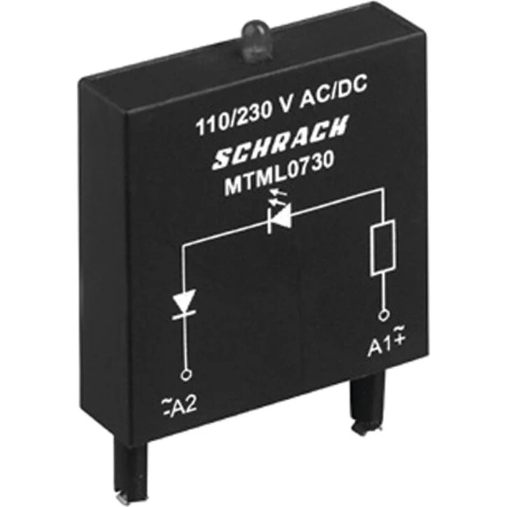 1N4007 Beskyttelsesdiode MTM-T0-0A0, friløbsdiode til DC-relæ