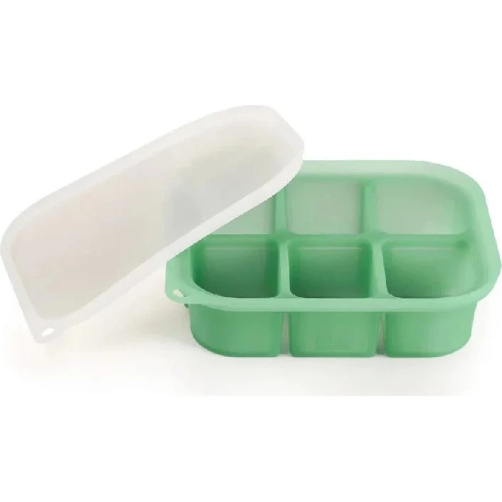 Haakaa Easy-Freeze frysebakke 6 rum – Pea Green
