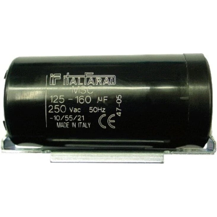 Universal Startkondensator 63-80µF 330V Ø46x98 mm med bøjle