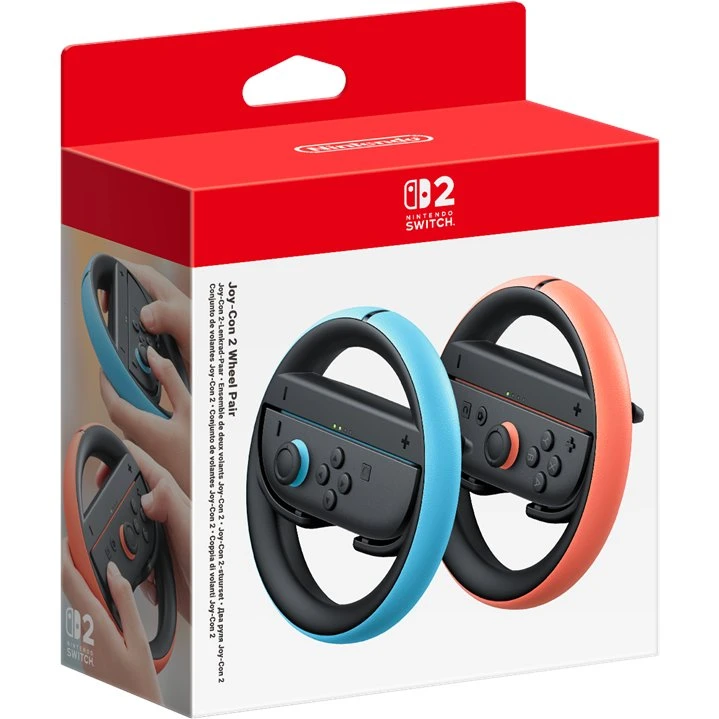 Nintendo Switch 2 Joy-Con Wheel sæt – Magnetisk racerrat