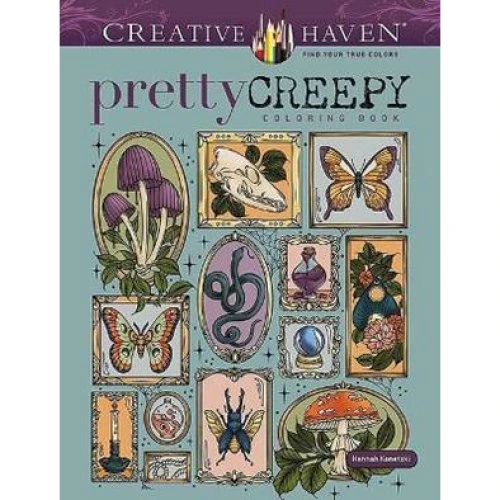 Creative Haven Pretty Creepy Coloring Book - Hannah Konetzki