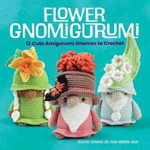 Flower Gnomigurumi - 12 Hækleopskrifter på søde blomster-gnomer