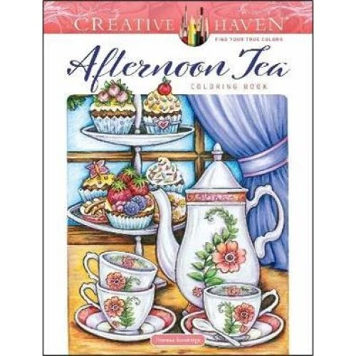 Creative Haven Afternoon Tea Coloring Book - Teresa Goodridge