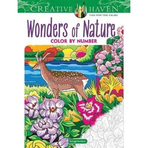 Creative Haven Wonders of Nature Color by Number - George Toufexis