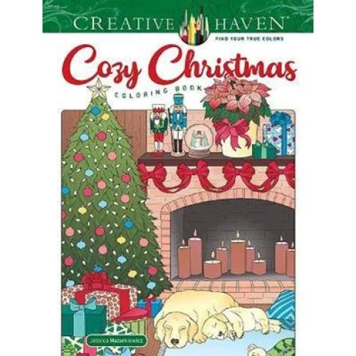Creative Haven Cozy Christmas Coloring Book - Jessica Mazurkiewicz