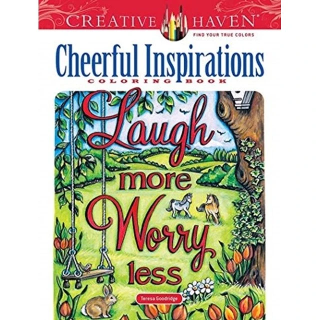 Creative Haven Cheerful Inspirations Coloring Book