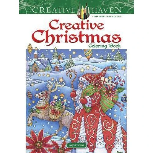 Creative Haven Creative Christmas Coloring Book - Marjorie Sarnat