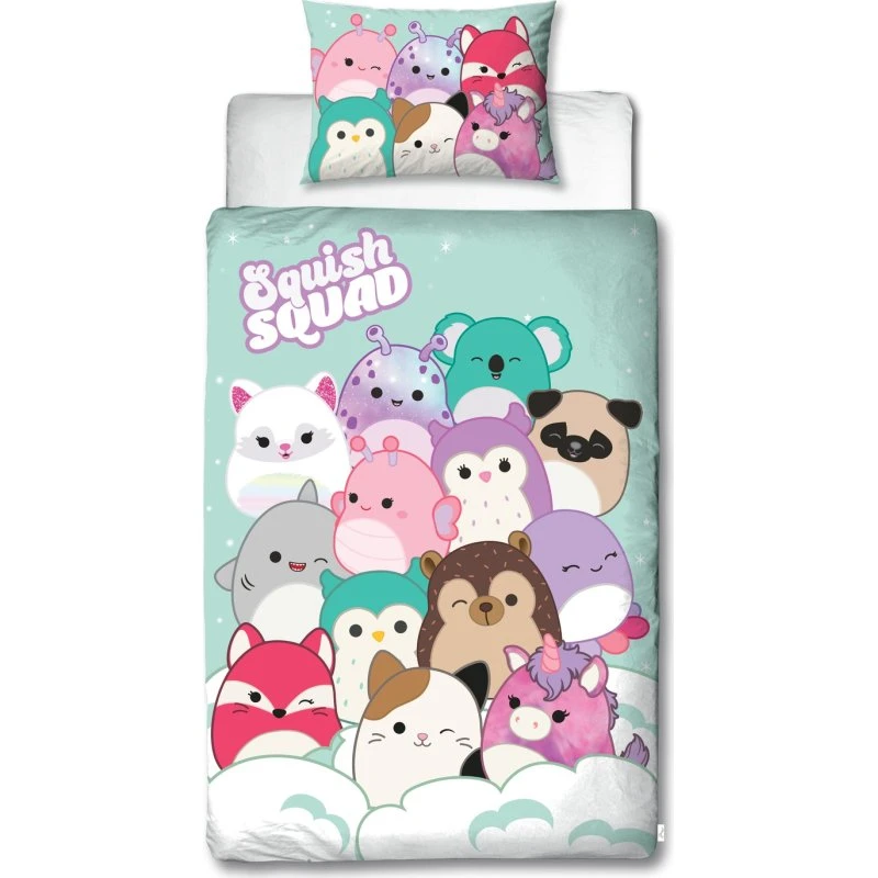 Squishmallows Squish Squad Sengesæt 150x210 cm
