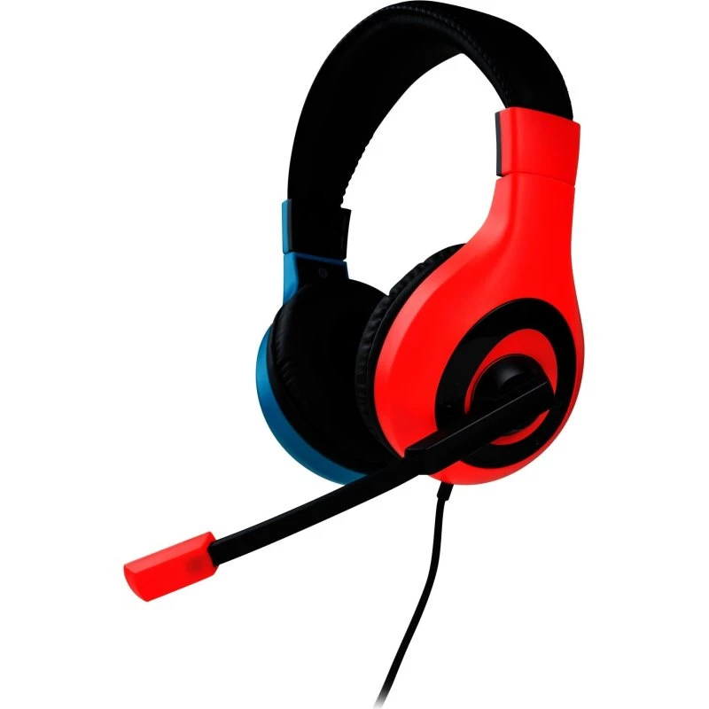 Wired Gaming Headset Rød/Blå – Kompatibel med Switch/PS4/PS5