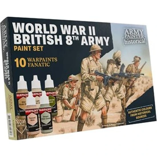 Army Painter Warpaints Historical WWII British 8th Army Paint Set