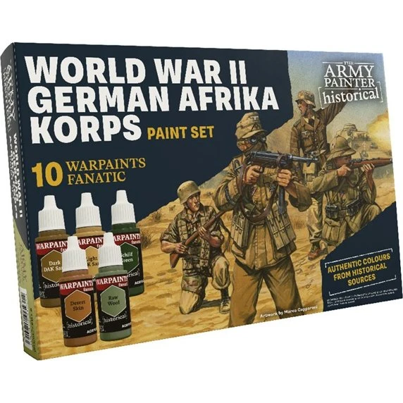 The Army Painter Warpaints Fanatic WWII German Afrika Korps Sæt