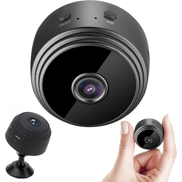 Mini WiFi-kamera - Full HD trådløs overvågning med magnet