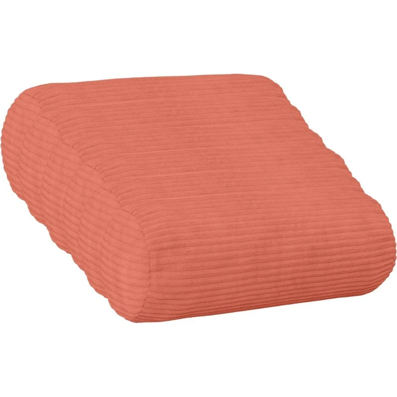 vidaXL HEERLEN Pudebetræk 6 stk. Rød Orange Cordfløjl 15x40 cm