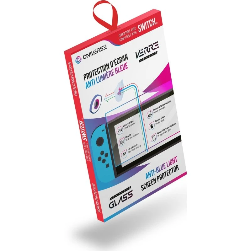 Oniverse Anti-Blue Light 9H Hærdet Glas til Nintendo Switch