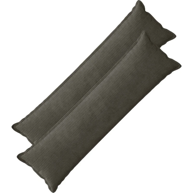 vidaXL HOUTEN Pudebetræk 2 stk. Antracit Cordfløjl 40 x 145 cm