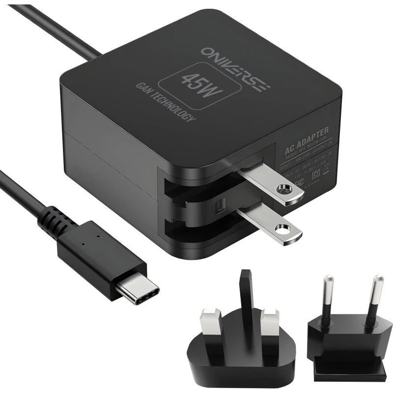 Oniverse 45W GaN Hurtiglader USB-C til Switch og Steam Deck