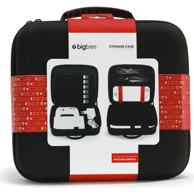 Bigben Sort hårdt etui til Nintendo Switch (inkl. docking)