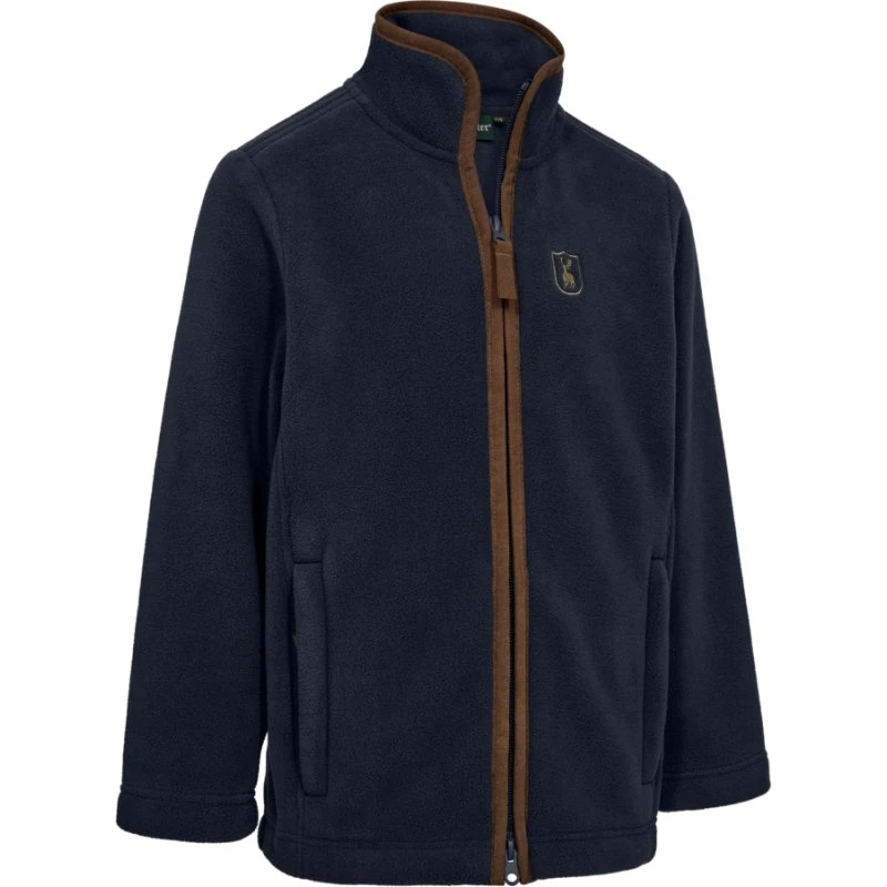Deerhunter Youth Cumbria Fleece Jakke - Dark Blue - 116cm