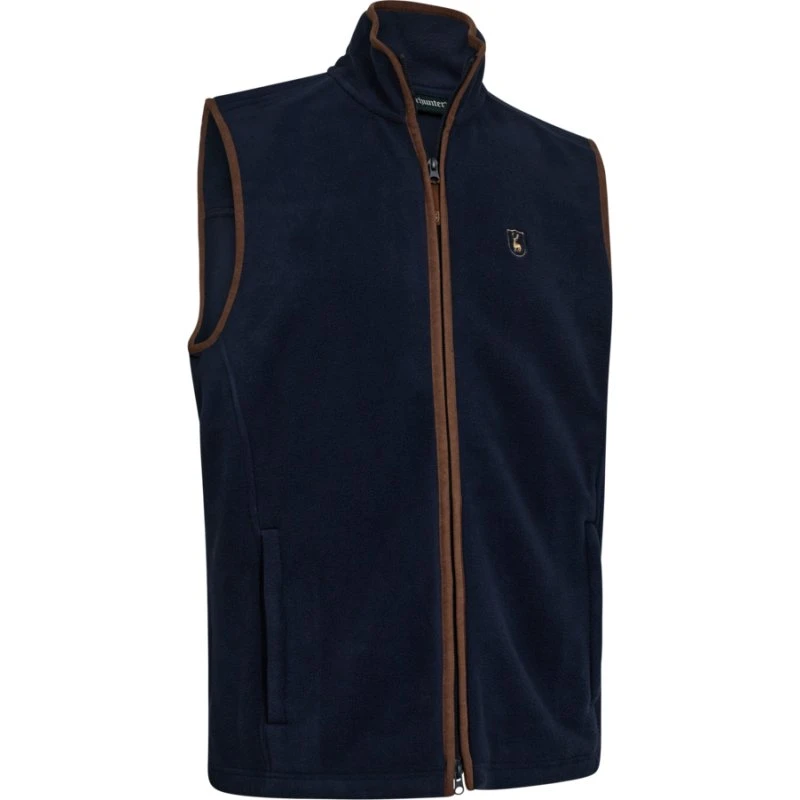 Deerhunter Cumbria Fleece Vest Herre - L - Dark Blue