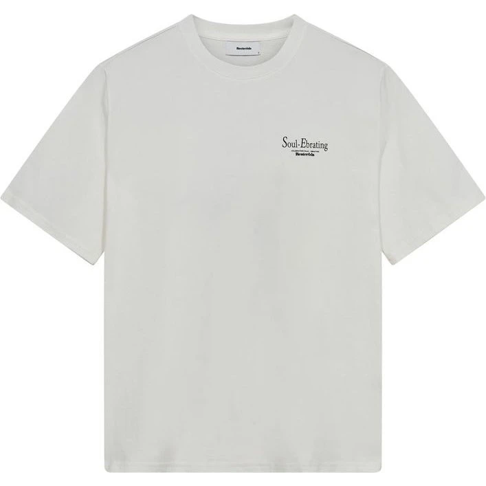 Resteröds Dev Oversize Print T-shirt - Hvid