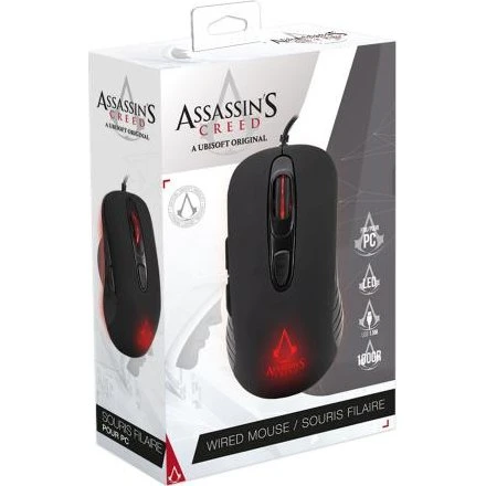 Assassin's Creed Gamingmus 3600 DPI – Sort, 6 knapper