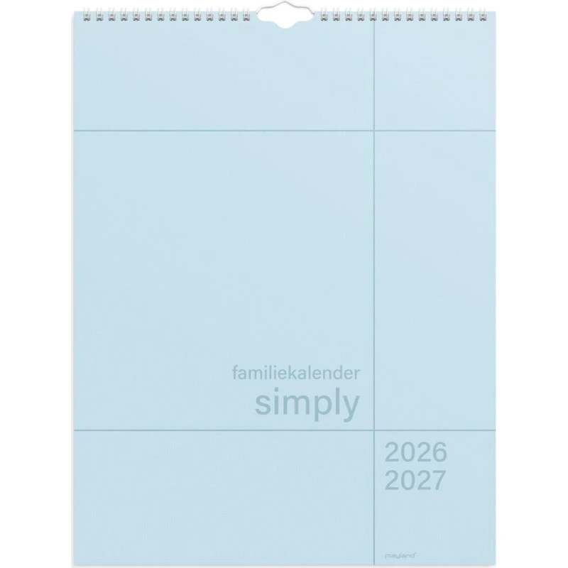 Mayland Studie Familiekalender Simply 2026/2027 - 6 personer