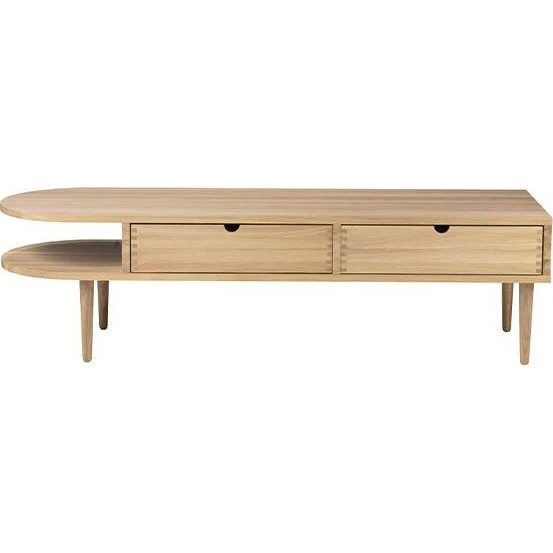FDB Møbler F24 Bænk 145 x 45 cm i matlakeret egetræ