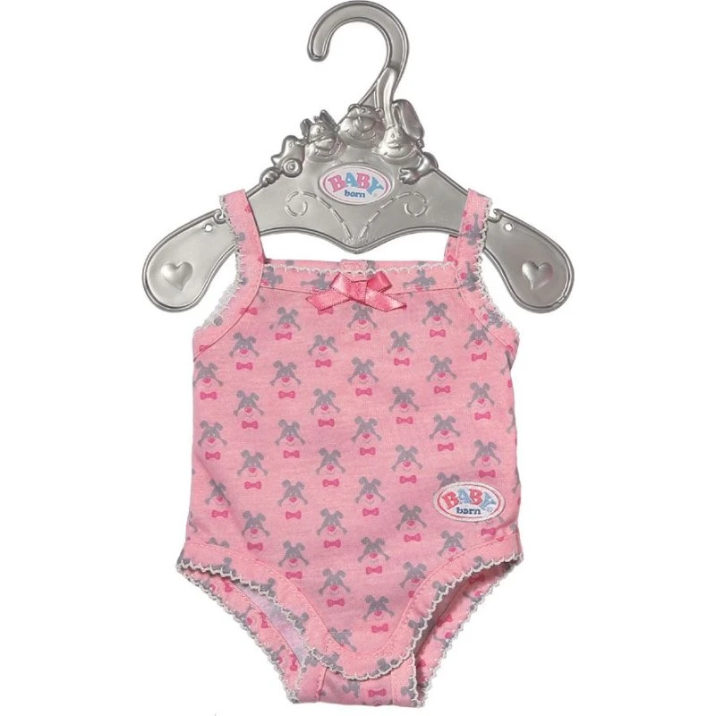 BABY born Sparkedragt 43 cm – Lyserød med flæser