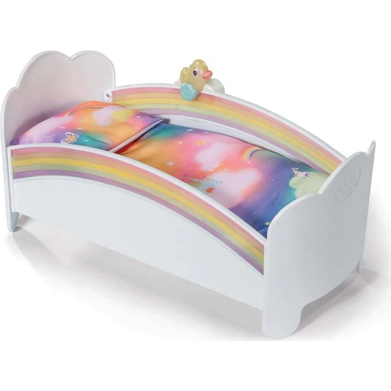 BABY born Regnbueseng med Lys og Vuggevise