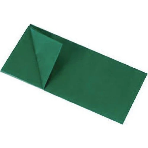 Silkepapir Mørkegrøn 50x75 cm - 24 ark
