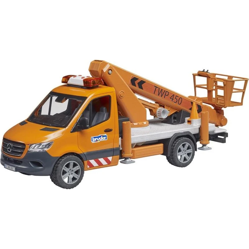 Bruder Mercedes Sprinter m. Liftkurv, Lys & Lyd