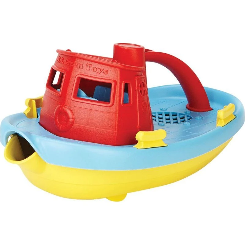 Green Toys Tugboat - Rød/Blå