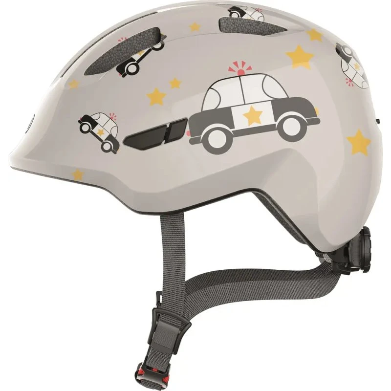 Abus Smiley 3.0 børnehjelm – Grey Police (50-55 cm)