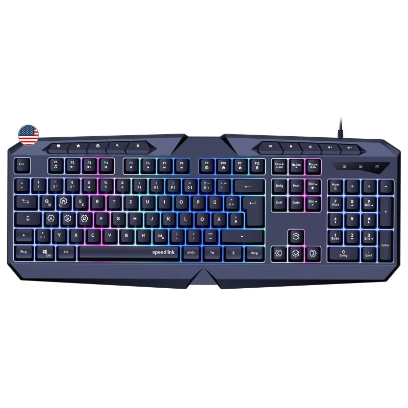 Speedlink Ludicium RGB Gaming Tastatur (US Layout)
