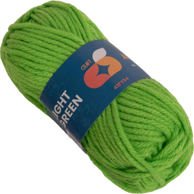 Colorations Acrylgarn 4 mm - 50g - Lysgrøn