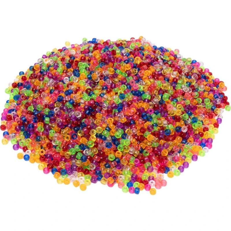 Colorations Små Ponyperler Transparent 4x6 mm - 500 g