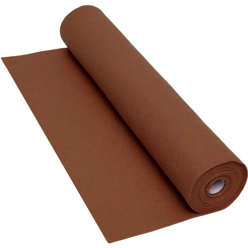 Colorations Hobbyfilt Rulle - 160gsm, 5m x 45cm - Brun